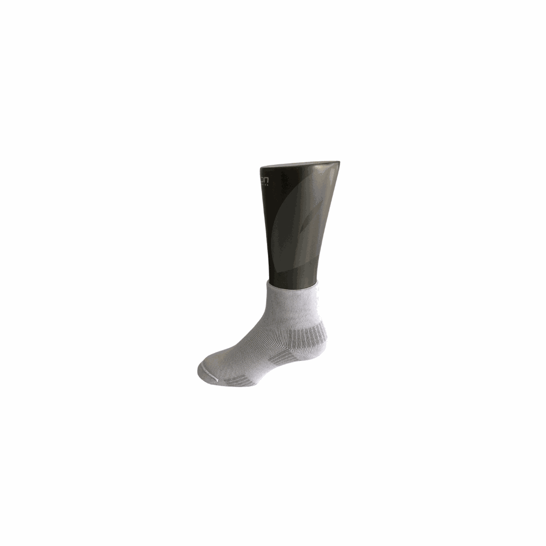 Medias para pie diabético, cortas y cómodas, sin costuras, con tejido suave y suela acolchada, ideales para proteger pies sensibles.